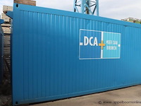 Bureaucontainer, met deur, ramen, bureau, stoelen - afbeelding 2 van  3