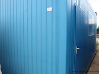 Bureaucontainer, met deur, ramen, bureau, stoelen - afbeelding 3 van  7