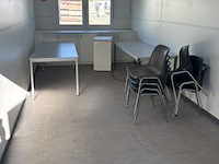 Bureaucontainer, met inrichting, ramen en deur - afbeelding 3 van  4