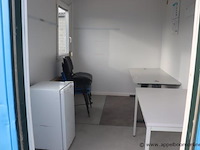Bureaucontainer, met meubilair en koelkast, werking niet gekend - afbeelding 3 van  4