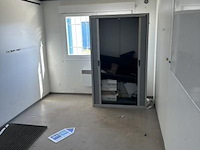 Bureaucontainer, met raam, deur, verwarming en verlichting - afbeelding 3 van  4
