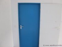 Bureaucontainer, met raam, ingericht met bureaus en verwarming, werking niet gekend - afbeelding 6 van  6