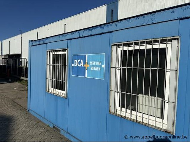 Bureaucontainer, met ramen, deur, tafels, verwarming, verlichting - afbeelding 2 van  4