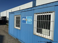 Bureaucontainer, met ramen, deur, tafels, verwarming, verlichting - afbeelding 2 van  4