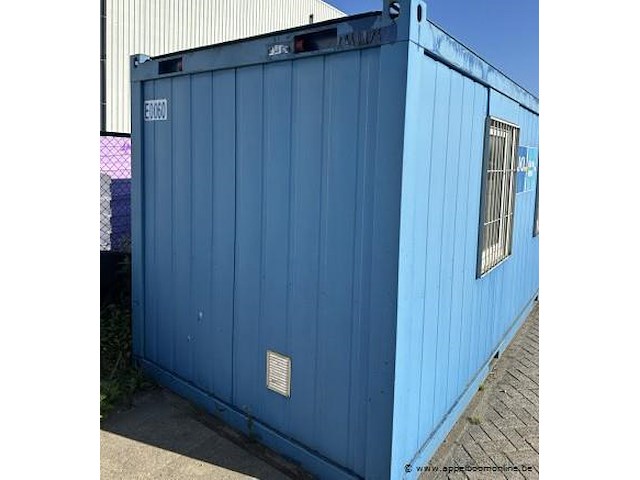 Bureaucontainer, met ramen, deur, tafels, verwarming, verlichting - afbeelding 3 van  4