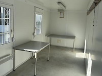 Bureaucontainer, met ramen, deur, tafels, verwarming, verlichting - afbeelding 4 van  4