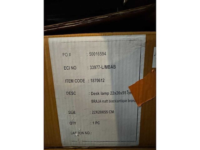 Bureaulamp light & living - (2 stuks) - afbeelding 2 van  2