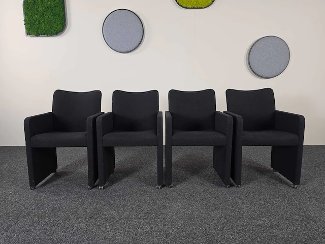 Bureauset - wachtkamerstoelen (4x) - afbeelding 4 van  7