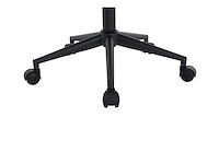 Bureaustoel - corduroy - crème en zwart - verstelbare hoogte door pascal morabito - afbeelding 5 van  8