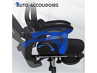 Bureaustoel, 3d hoofdsteun, ergonomische draaibare meshstoel - afbeelding 7 van  9