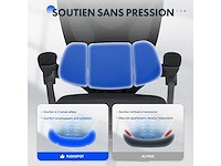 Bureaustoel, 3d hoofdsteun, ergonomische draaibare meshstoel - afbeelding 2 van  11