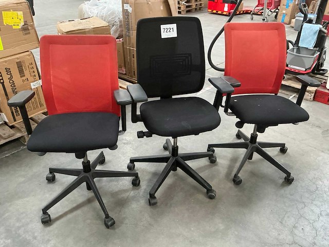 Bureaustoel (3x) - afbeelding 1 van  8