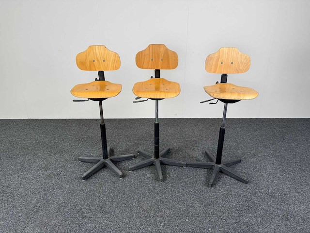 Bureaustoel (3x) - afbeelding 1 van  5