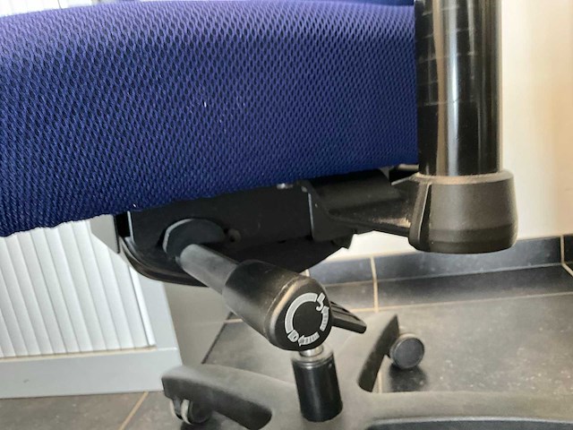 Bureaustoel (blauw) (4x) - afbeelding 4 van  7