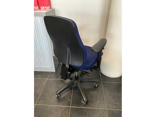 Bureaustoel (blauw) (4x) - afbeelding 2 van  7