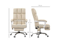 Bureaustoel met massage- en verwarmingsfunctie - afbeelding 4 van  9