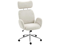 Bureaustoel met verstelbare hoofdsteun, ergonomische bureaustoel - afbeelding 3 van  6