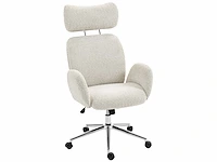 Bureaustoel met verstelbare hoofdsteun, ergonomische bureaustoel - afbeelding 3 van  5