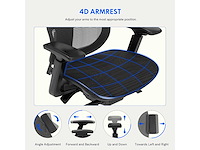 Bureaustoel met voetsteun, 2d hoofdsteun, 4d armsteun en onafhankelijke lendensteun - afbeelding 4 van  9