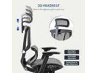 Bureaustoel met voetsteun, 2d hoofdsteun, 4d armsteun en onafhankelijke lendensteun - afbeelding 5 van  9