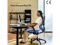 Bureaustoel met voetsteun, 2d hoofdsteun, 4d armsteun en onafhankelijke lendensteun - afbeelding 8 van  9