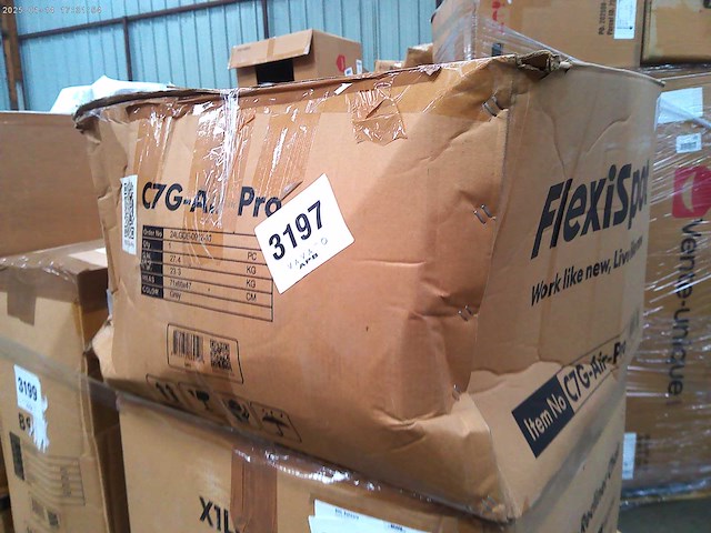 Bureaustoel met voetsteun, 2d hoofdsteun, 4d armsteun en onafhankelijke lendensteun - afbeelding 9 van  9