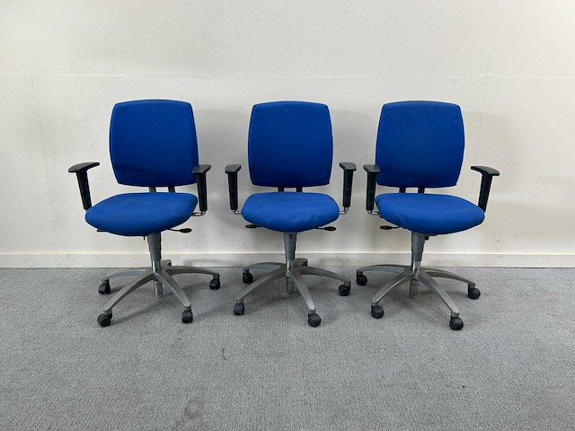 Bureaustoelen (3x) - afbeelding 1 van  5