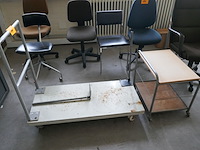 Bureaustoelen en transportkar - afbeelding 2 van  4