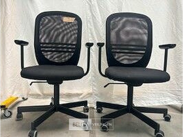 Bureaustoelen met armleuning flintan (2x) - afbeelding 1 van  1