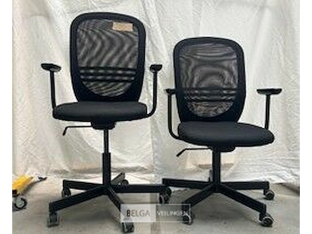 Bureaustoelen met armleuning flintan (2x) - afbeelding 1 van  1