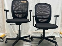 Bureaustoelen met armleuning flintan (2x) - afbeelding 1 van  1