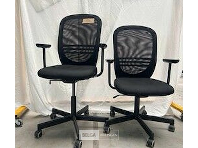Bureaustoelen met armleuning flintan (2x) - afbeelding 1 van  1