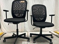 Bureaustoelen met armleuning flintan (2x)