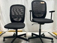 Bureaustoelen met/zonder armleuning (1+1x)