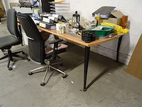 Bureautafel + 2x bureaustoel - afbeelding 3 van  3
