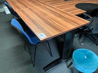 Bureautafel (4x) + bureau-/vergaderstoel (5x) - afbeelding 10 van  17