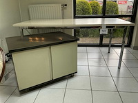 Bureautafel + kast op wieltjes - afbeelding 1 van  4
