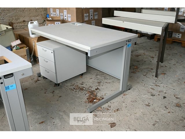Bureautafel + ladeblok - afbeelding 3 van  4