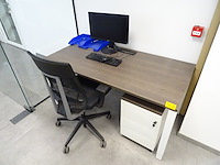 Bureautafel + ladekastje en bureaustoel - afbeelding 2 van  6