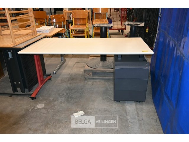 Bureautafel met ladeblok - afbeelding 2 van  4