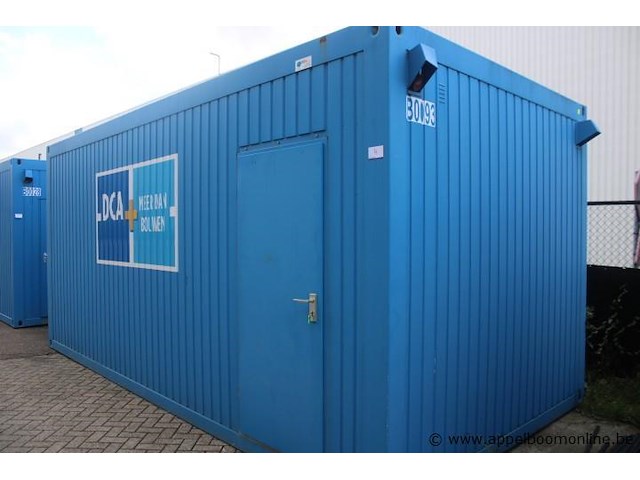 Bureeelcontainer vv dagramen (b0093), tafel en stoelen, 2 deuren - afbeelding 1 van  4