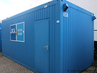 Bureeelcontainer vv dagramen (b0093), tafel en stoelen, 2 deuren