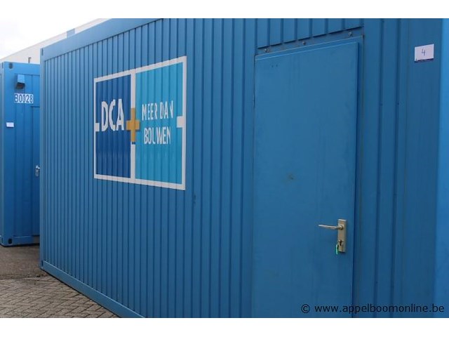 Bureeelcontainer vv dagramen (b0093), tafel en stoelen, 2 deuren - afbeelding 2 van  4