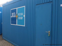 Bureeelcontainer vv dagramen (b0093), tafel en stoelen, 2 deuren - afbeelding 2 van  4