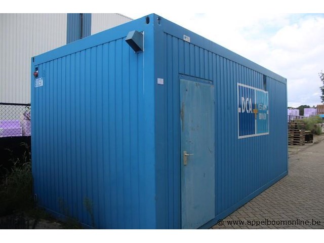 Bureeelcontainer vv dagramen (b0097), tafel en stoelen, microgolf, koelkastje, 2 deuren - afbeelding 1 van  6