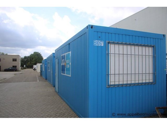 Bureeelcontainer vv dagramen (b0097), tafel en stoelen, microgolf, koelkastje, 2 deuren - afbeelding 3 van  6
