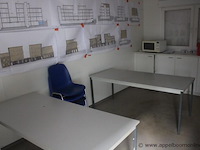 Bureeelcontainer vv dagramen (b0097), tafel en stoelen, microgolf, koelkastje, 2 deuren - afbeelding 4 van  6