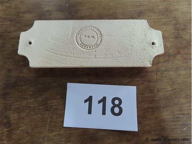 Bureel 15x5,5cm - afbeelding 2 van  2