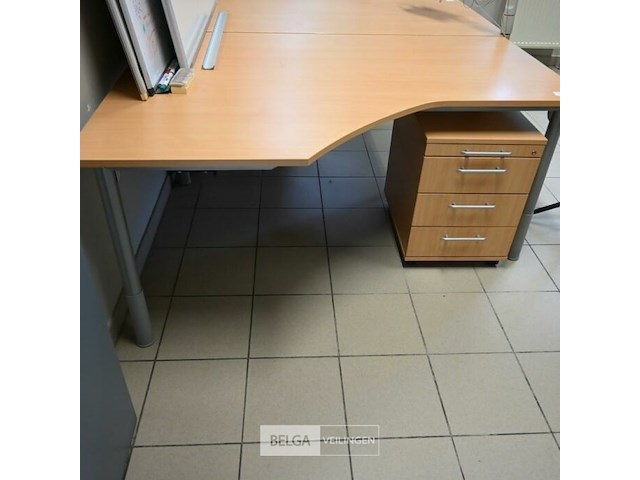 Bureel met ladeblok - afbeelding 1 van  2