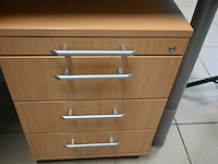 Bureel met ladeblok - afbeelding 2 van  2
